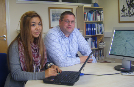 Ka-Yee Cheng with supervisor Dr A lee